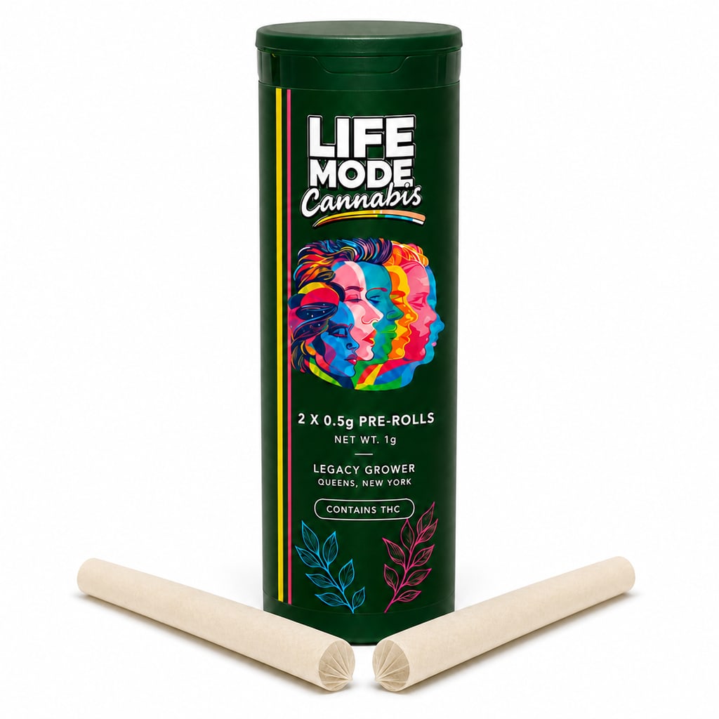 LIFE MODE Pre-Roll 2-Pack Forest Green package
