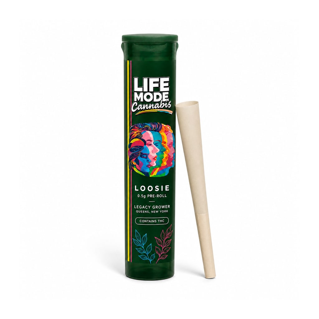 LIFE MODE Loosie Pre-Roll Forest Green package